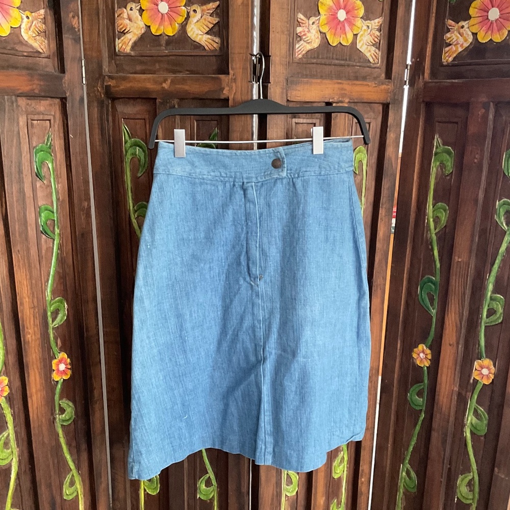 Fantastic Unbranded 1970’s jean skirt